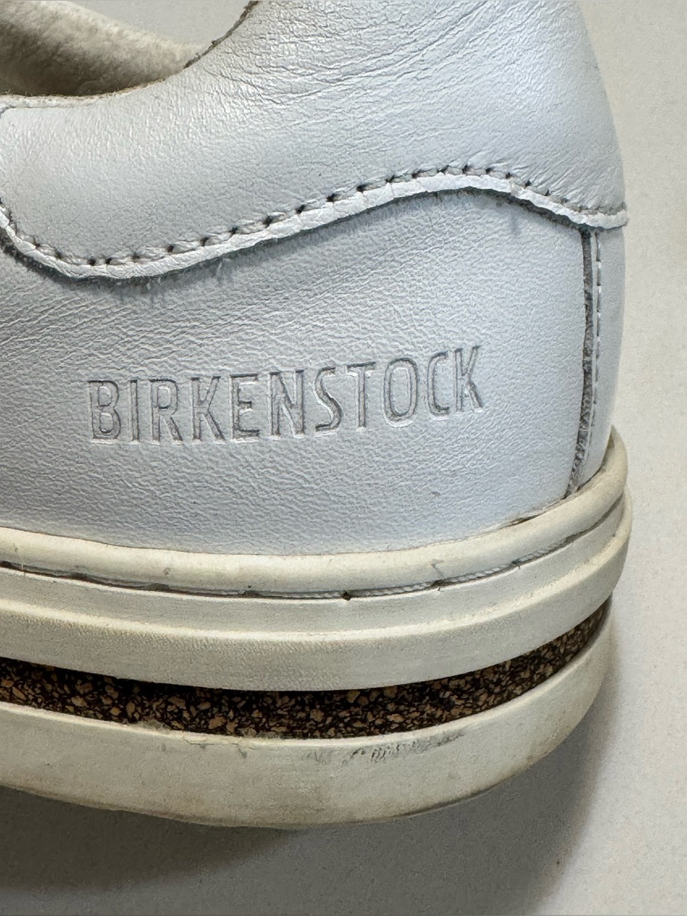 Birkenstock Bend Low Women's Size 39 US 8 Sneakers Leather White Comfort Shoes - Picture 8 of 10